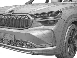 Skoda Kodiaq 2024 3D Модель