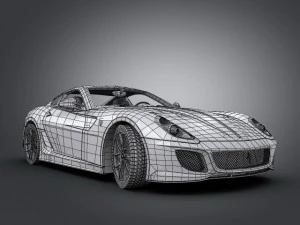 ferrari 599 gto 3D Model