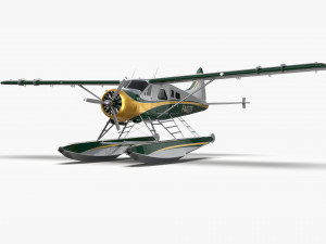 De Havilland Canada DHC-2 Beaver 3D Model