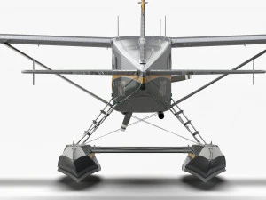 Castor De Havilland Canad&aacute; DHC-2 Modelo 3D