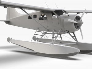 De Havilland Canada DHC-2 Beaver 3D Model