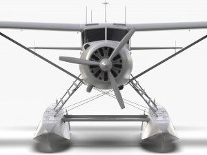 De Havilland Canada DHC-2 Beaver 3D Model