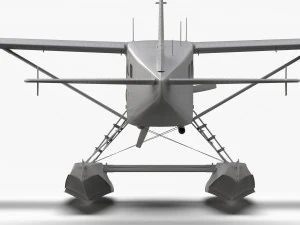 Castor De Havilland Canad&aacute; DHC-2 Modelo 3D