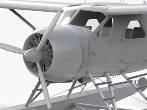 De Havilland Canada DHC-2 Beaver 3D Model