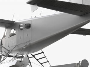 De Havilland Canada DHC-2 Beaver 3D Model