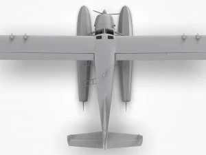 Castor De Havilland Canad&aacute; DHC-2 Modelo 3D