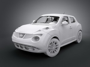 nissan juke 2012 3D Model