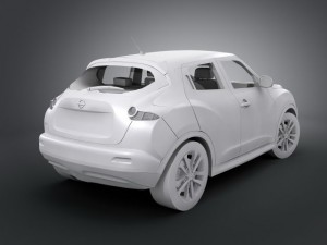 nissan juke 2012 3D Model