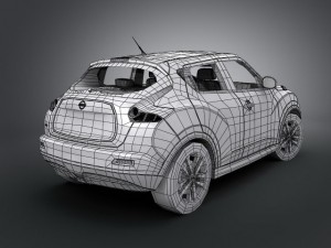 nissan juke 2012 3D Model