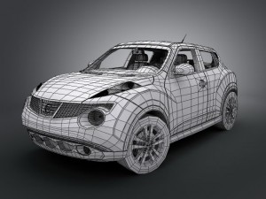 nissan juke 2012 3D Model