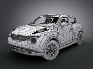 nissan juke 2012 3D Model