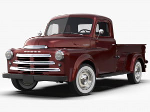 Dodge B Series 1948 3D 모델