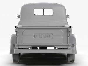 Dodge B Series 1948 Modelo 3D