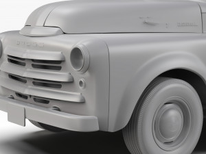 Dodge B Series 1948 Modelo 3D