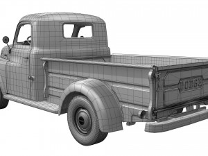 Dodge B Series 1948 Modelo 3D