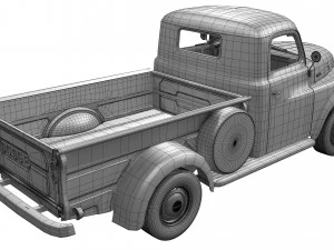Dodge B серії 1948 року 3D Модель