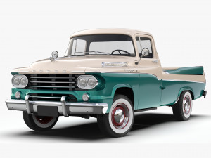 Dodge D100 Sweptside 1958 Model 3D
