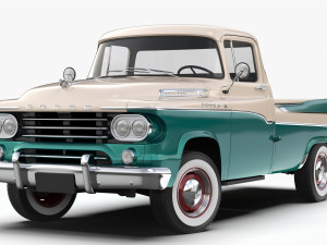 Dodge D100 Sweptside 1958 3D Model