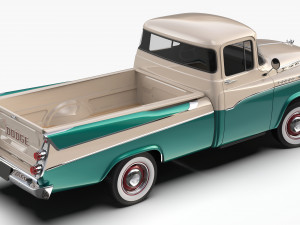Dodge D100 Sweptside 1958 3D Model