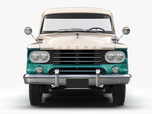 Dodge D100 Sweptside 1958 3D Model