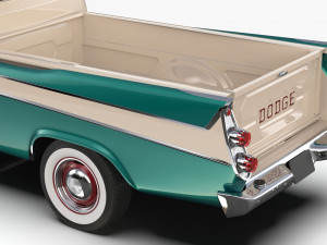 Dodge D100 Sweptside 1958 3D Model