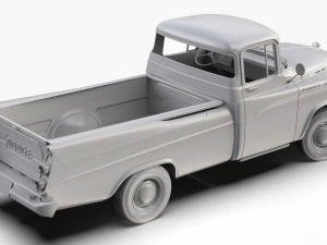 Dodge D100 Sweptside 1958 3D Model