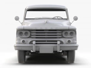 Dodge D100 Sweptside 1958 3D Model