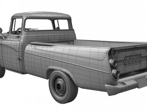 Dodge D100 Sweptside 1958 3D Model