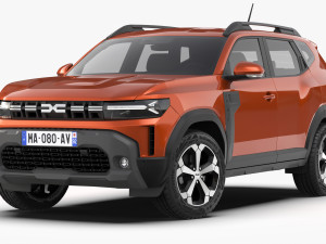 Dacia Duster 2024 3Dモデル