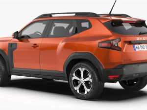 Dacia Duster 2024 3Dモデル