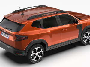 Dacia Duster 2024 3Dモデル