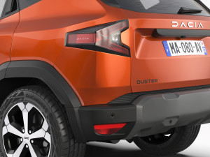 Dacia Duster 2024 3Dモデル