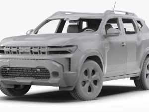 Dacia Duster 2024 3Dモデル