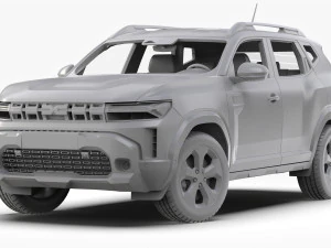 Dacia Duster 2024 3D Model