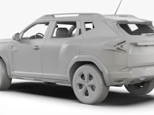 Dacia Duster 2024 3D Model