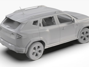 Dacia Duster 2024 3Dモデル
