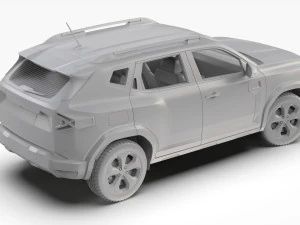 Dacia Duster 2024 3D Model