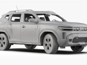 Dacia Duster 2024 3Dモデル