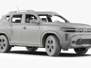 Dacia Duster 2024 3D Model