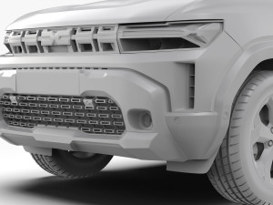 Dacia Duster 2024 3Dモデル
