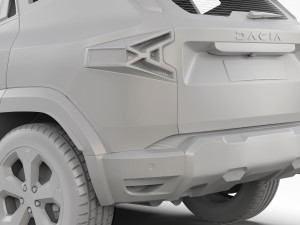 Dacia Duster 2024 3Dモデル
