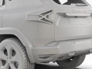 Dacia Duster 2024 3D Model