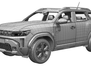 Dacia Duster 2024 3Dモデル
