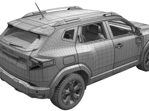 Dacia Duster 2024 3Dモデル