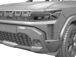 Dacia Duster 2024 3D Model