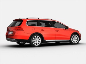 volkswagen passat alltrack 2013 3D Model
