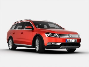 volkswagen passat alltrack 2013 3D Model