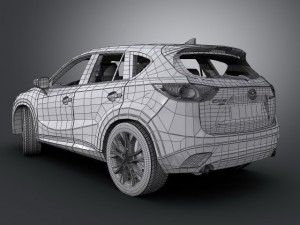 mazda cx5 2013 3D मॉडल