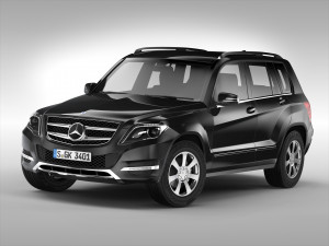 mercedes benz glk class 2012 - 2015 3D Model