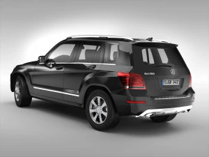 mercedes benz glk class 2012 - 2015 3D Model